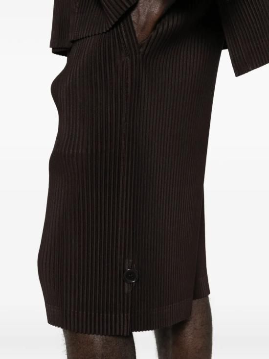26SS 옴므 플리세 이세이 미야케 웨어 오어 랩 쇼츠 HP66JF21218 BROWN - HOMME PLISSE' ISSEY MIYAKE
