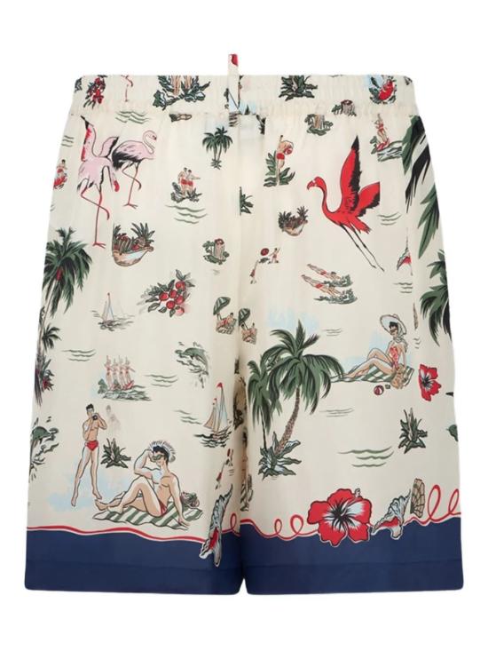 26SS 디스퀘어드2 숏팬츠 S71MU0888001S WHITE - DSQUARED2