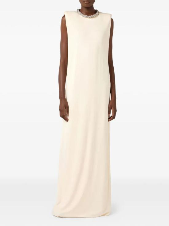 26SS 엘리자베타프랜치 롱 원피스 AR83J62E2 BEIGE - ELISABETTA FRANCHI