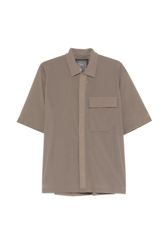 26SS 에르노 반팔 셔츠 CM000019U2600 BROWN
