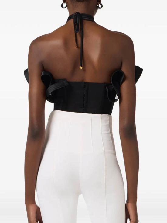 26SS 엘리자베타프랜치 민소매 티셔츠 TO03962E2 BLACK - ELISABETTA FRANCHI