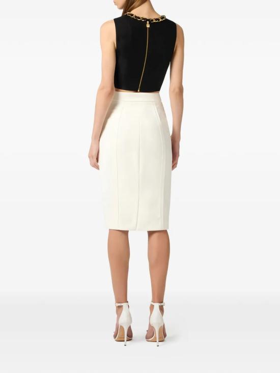 26SS 엘리자베타프랜치 민소매 티셔츠 TO06062E2 BLACK - ELISABETTA FRANCHI