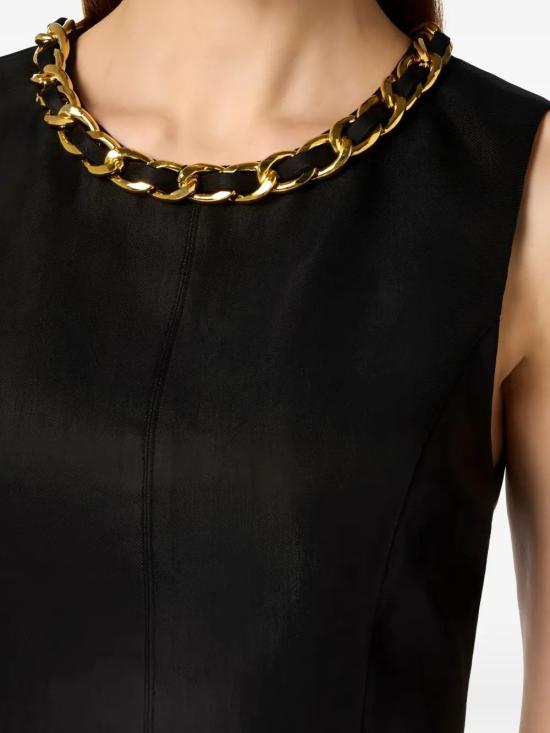 26SS 엘리자베타프랜치 민소매 티셔츠 TO06062E2 BLACK - ELISABETTA FRANCHI