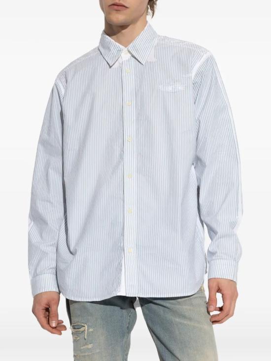 26SS 디젤 긴팔 셔츠 A202110QMBZ85W WHITE - DIESEL