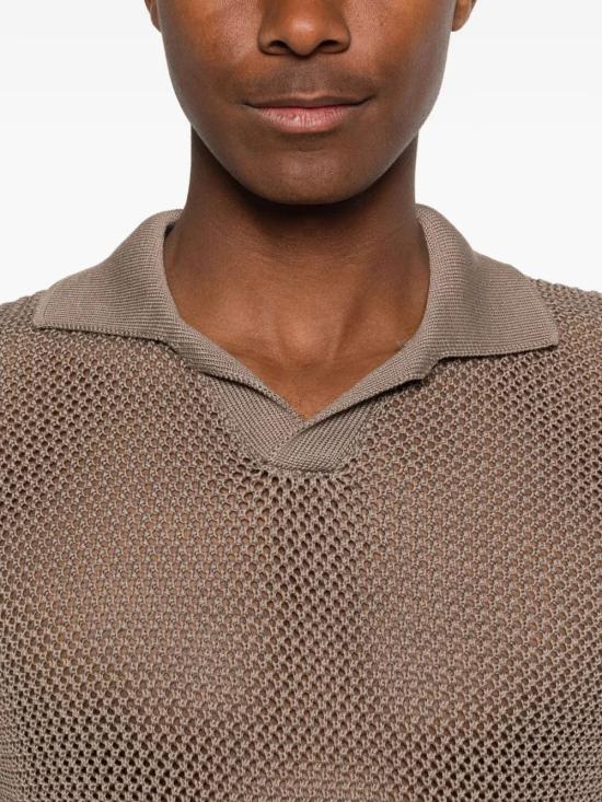 26SS 딸리아토레 반팔 티셔츠 TILLEY727 BROWN - TAGLIATORE