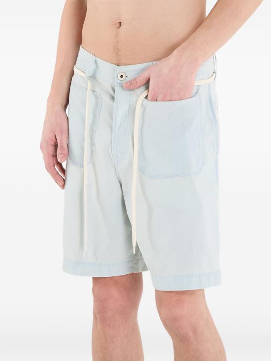 26SS 겐조 레이스 스트레이트 쇼츠 FG55DS3416F4DY BLUE - KENZO