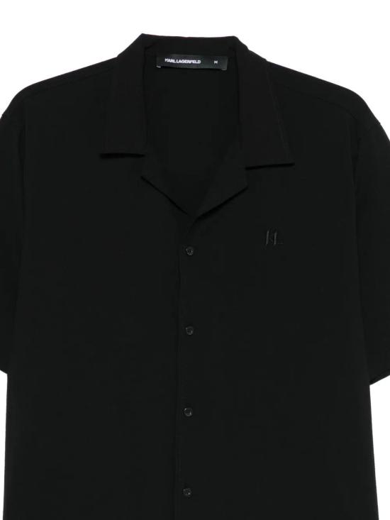 26SS 칼라거펠트 반팔 셔츠 605942562034990 BLACK - KARL LAGERFELD