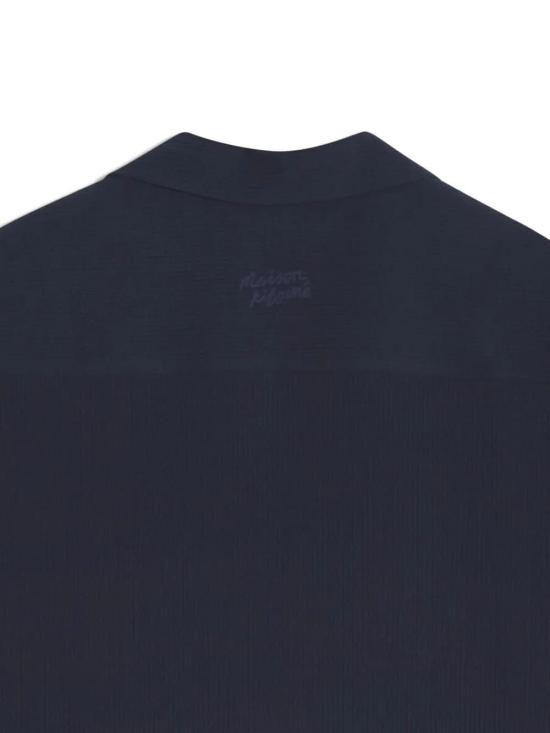 26SS 메종키츠네 반팔 셔츠 QM00407WC50820413 NAVYBLUE - MAISON KITSUNE