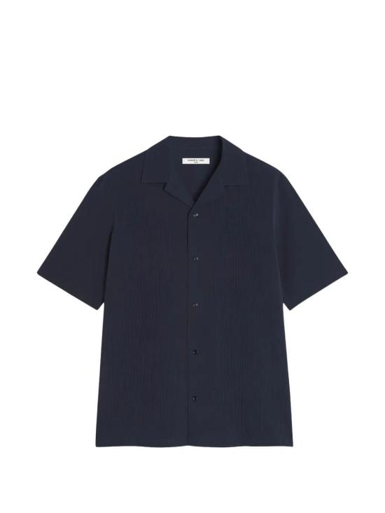 26SS 메종키츠네 반팔 셔츠 QM00407WC50820413 NAVYBLUE