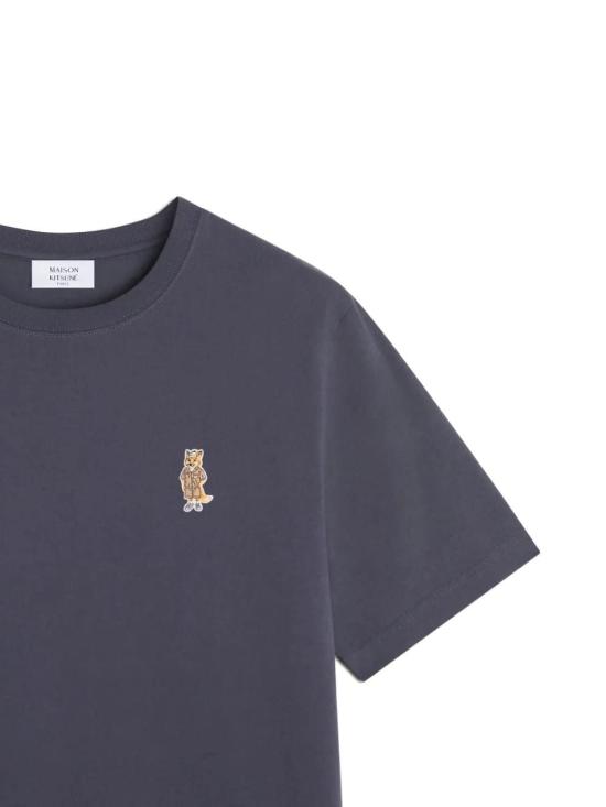 26SS 메종키츠네 드레스드 폭스 컴포트 티셔츠 QM00101KJ70250422 NAVYBLUE - MAISON KITSUNE