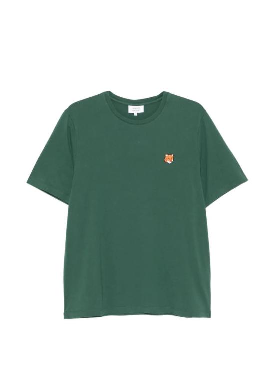 26SS 메종키츠네 폭스 헤드 레귤러 티셔츠 PM00107KJ7026P399 GREEN