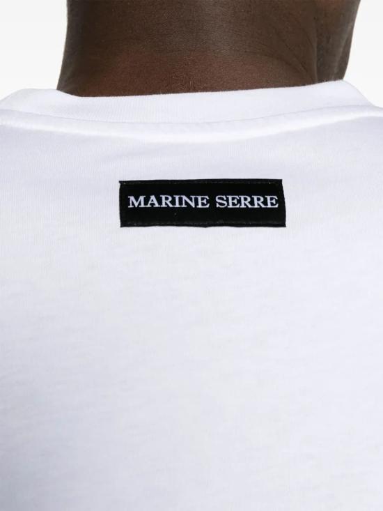 26SS 마린세르 반팔 티셔츠 MTT077ACJER0009WH10 WHITE - MARINE SERRE