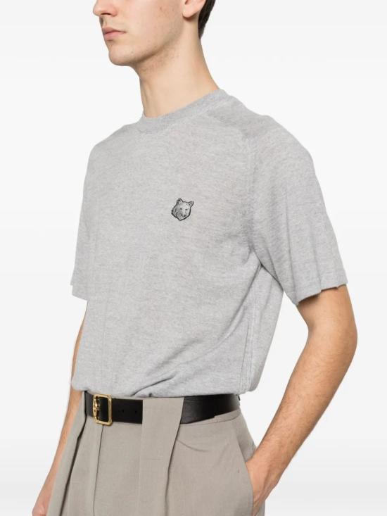 26SS 메종키츠네 반팔 티셔츠 QM00804KT1181H150 GRAY - MAISON KITSUNE