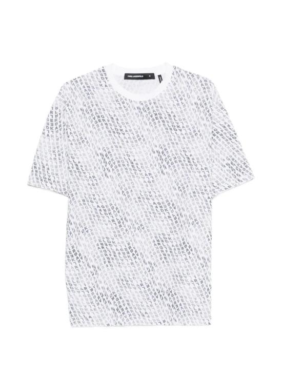 26SS 칼라거펠트 반팔 티셔츠 75514356222410 WHITE