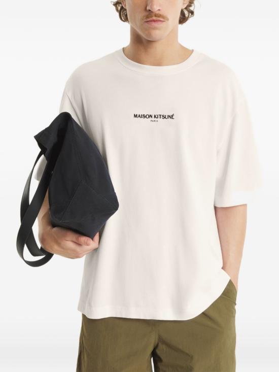 26SS 메종키츠네 파리 컴포트 티셔츠 QM00100KJ70250063 BEIGE - MAISON KITSUNE