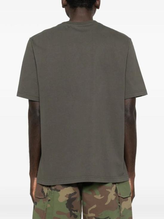 26SS 메종키츠네 핸드라이팅 컴포트 티셔츠 MM00126KJ70250453 GRAY - MAISON KITSUNE