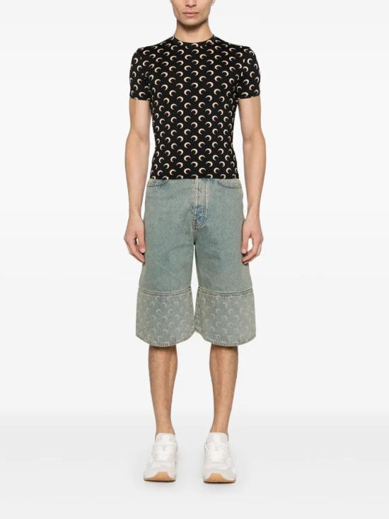 26SS 마린세르 반팔 티셔츠 UTS001ACJER0001IT99 BLACK - MARINE SERRE