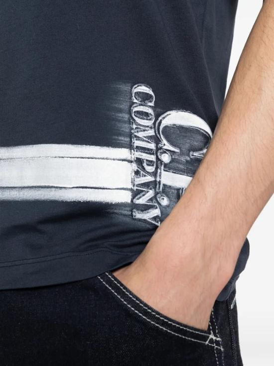 26SS 씨피 컴퍼니 반팔 티셔츠 20CMTS293A005431G889 NAVYBLUE - C.P. COMPANY