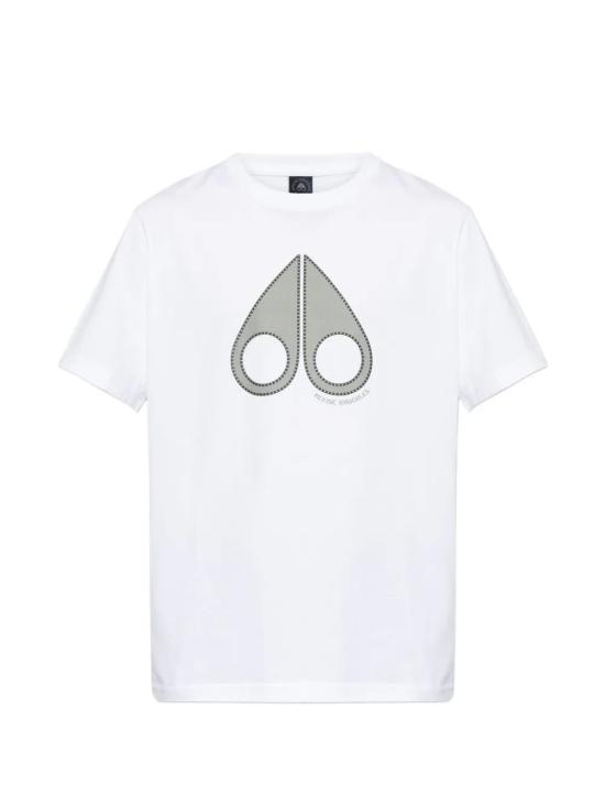 26SS 무스너클 탄뎀 로고 티셔츠 M16MT736160 WHITE