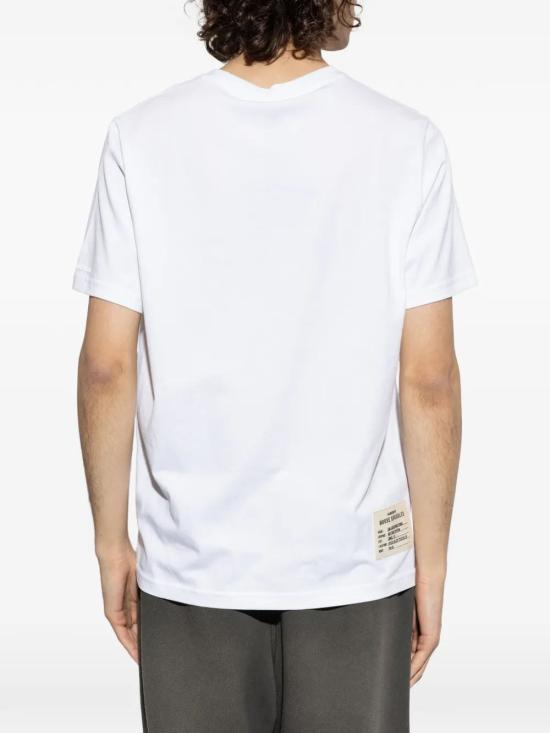 26SS 무스너클 탄뎀 로고 티셔츠 M16MT736160 WHITE - MOOSE KNUCKLES