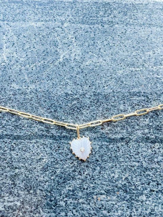  탯치 목걸이/팬던트 Thatch Isabel Blue Lace Charm - THATCH