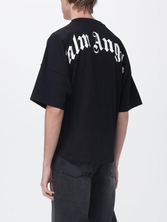 26SS 팜앤젤스 반팔 티셔츠 PMA10BS26JER007 1003 Black - PALM ANGELS