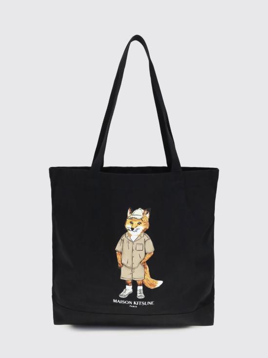 26SS 메종키츠네 숄더백 QU05109WW9042 P199 Black