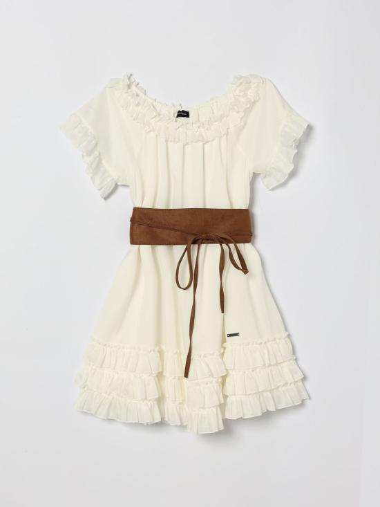 26SS [키즈] 모나리자 원피스 41G9097105 0001 Yellow Cream