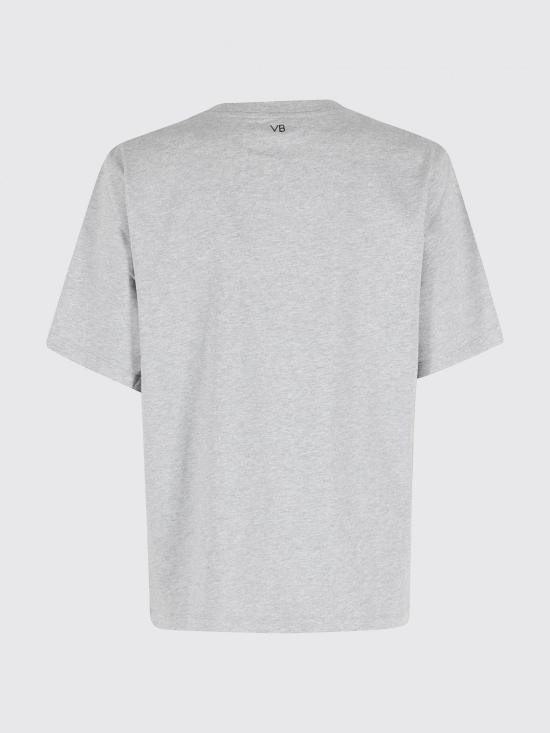 26SS 빅토리아 베컴 반팔 티셔츠 1226JTS007458A 9627 Grey - VICTORIA BECKHAM