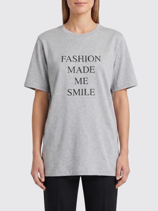 26SS 빅토리아 베컴 반팔 티셔츠 1226JTS007458A 9627 Grey