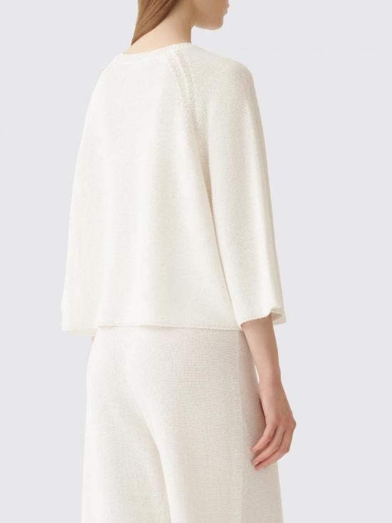 26SS 파비아나 필리피 스웨터 MAD266F349D273 0149 White - FABIANA FILIPPI