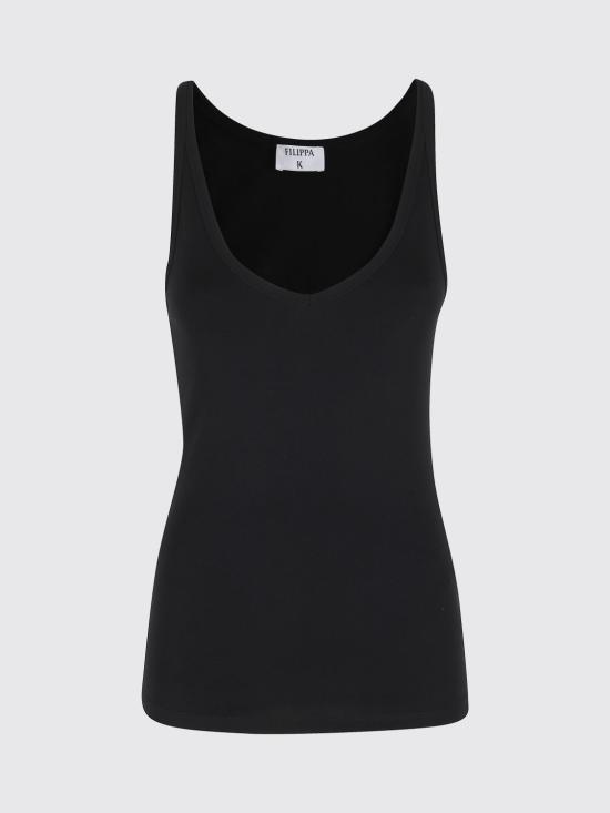 26SS 필리파 케이 민소매 티셔츠 32063 1433 Black - FILIPPA K