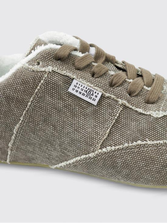 26SS MM6 메종마르지엘라 Anatomic 캔버스 스니커즈 SH1WS0024P7602 T8047 Grey - MM6 MAISON MARGIELA