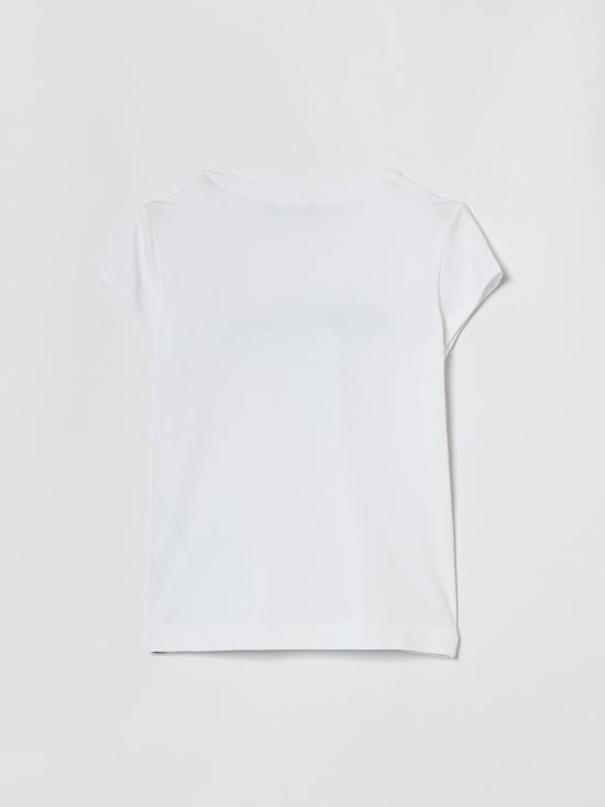 26SS [키즈] 에르마노 설비노 티셔츠 Z1G6087201 9958 White - ERMANNO SCERVINO