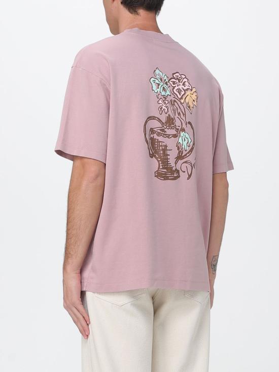 26SS 드롤드무슈 반팔 티셔츠 KTS308CO002 OPI Pink - DROLE DE MONSIEUR