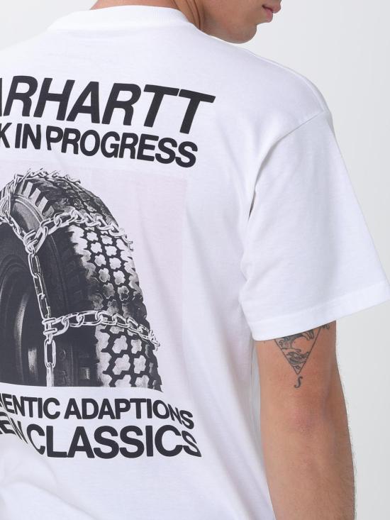 26SS 칼하트 WIP 숏슬리브 션 해밀턴 03 티셔츠 I036270 02XX White - CARHARTT WIP