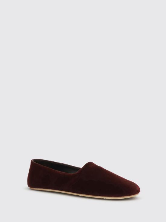 26SS 더로우 플랫 슈즈 F1782W24 BDX Burgundy - THE ROW