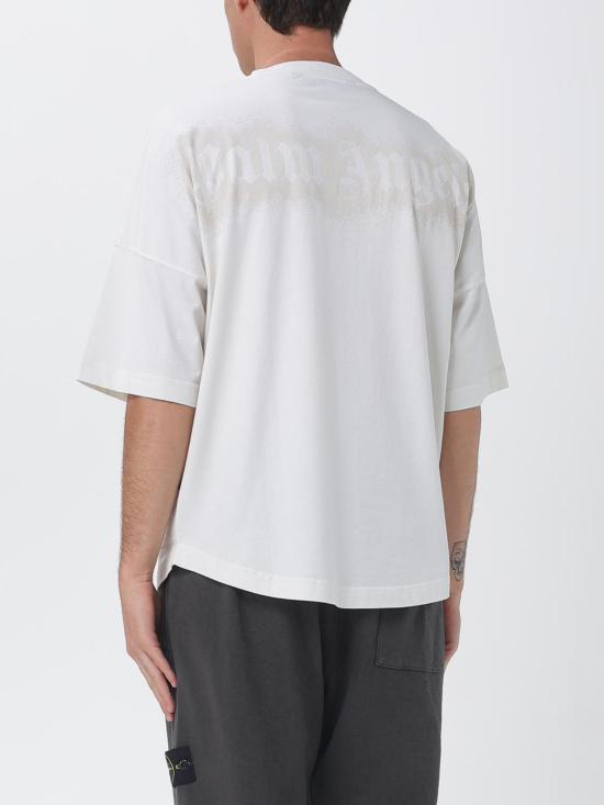 26SS 팜앤젤스 반팔 티셔츠 PMAA10BS26JER002 0305 White - PALM ANGELS