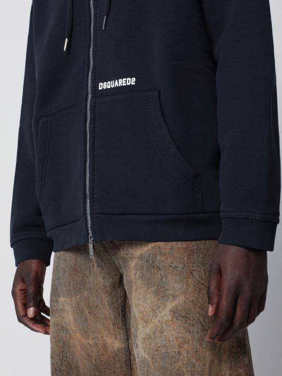 26SS 디스퀘어드2 후드 티셔츠 S74HG0185D25027 478 Navy - DSQUARED2