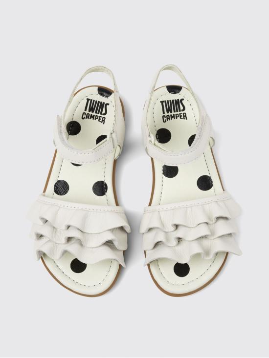 26SS [키즈] 캠퍼 샌들 K800676 001 TWINS 0 White - CAMPER