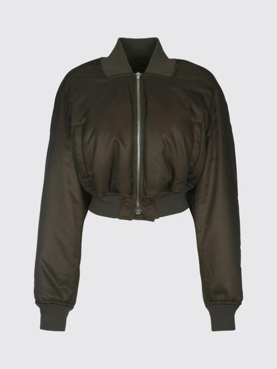 26SS 피비 파일로 가죽 자켓 AV73PA2232 701DO Olive - PHOEBE PHILO