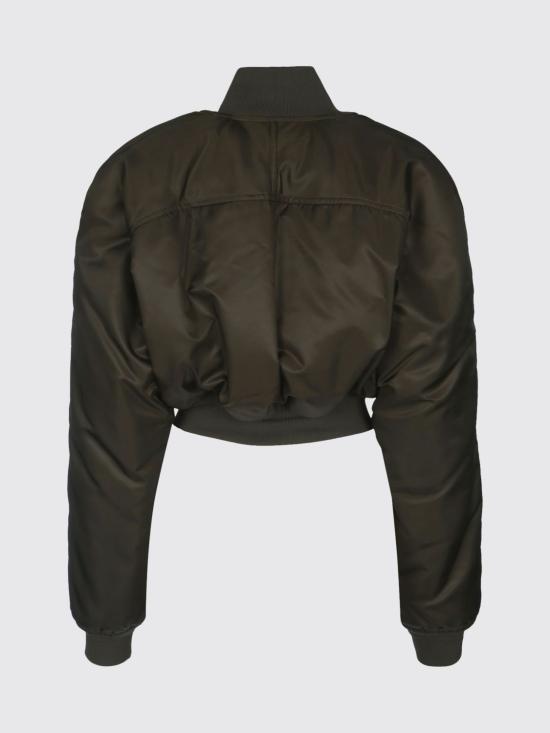 26SS 피비 파일로 가죽 자켓 AV73PA2232 701DO Olive - PHOEBE PHILO