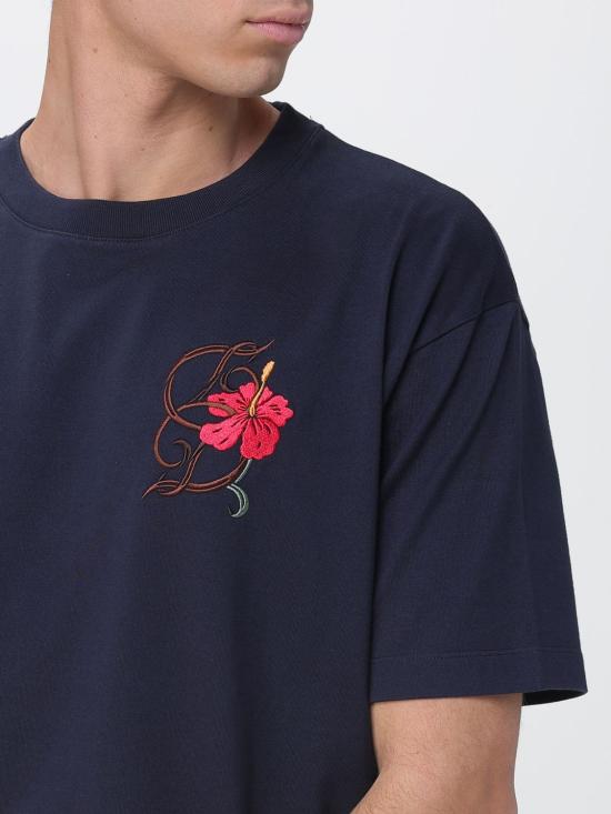 26SS 드롤드무슈 반팔 티셔츠 KTS316CO248 NY Blue - DROLE DE MONSIEUR