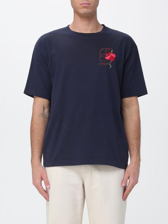 26SS 드롤드무슈 반팔 티셔츠 KTS316CO248 NY Blue