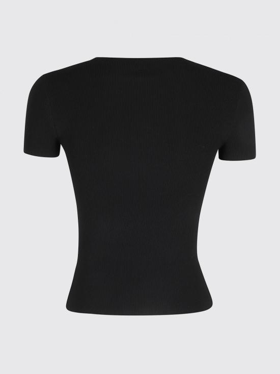 26SS 알렉산더 왕 반팔 티셔츠 1KC2261037 001 Black - ALEXANDER WANG