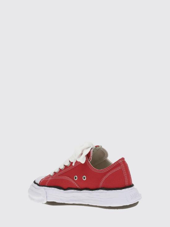 26SS 메종 미하라 야스히로 피터슨23 OG 솔 캔버스 로우탑 A11FW702 Red - MAISON MIHARA YASUHIRO