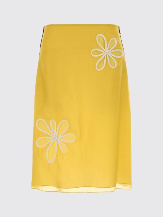 26SS 펜디 롱 스커트 FQ7735AW9P F1W0C Yellow - FENDI