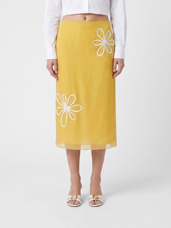 26SS 펜디 롱 스커트 FQ7735AW9P F1W0C Yellow