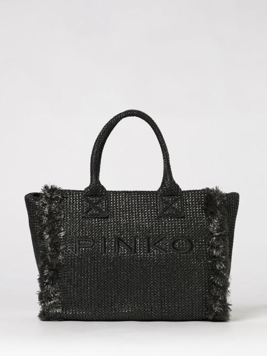 26SS 핑코 토트백 106673A39Y Z99Q Black