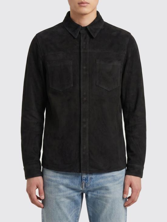 26SS 조르지오 브라토 긴팔 셔츠 GU26S9812CMSO NERO Black